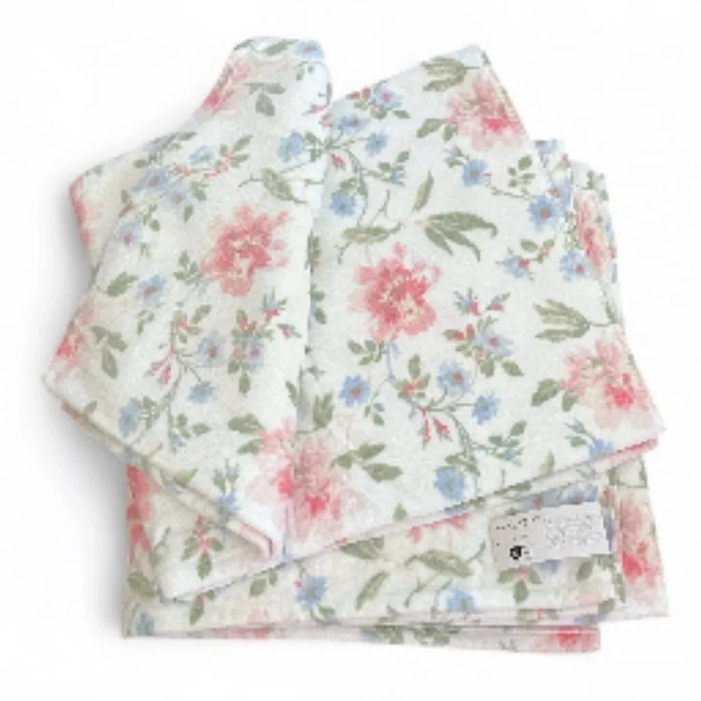 New Laura Ashley Emilie Foral Pink Beach 1/ Towel 100% Cotton Velour 36